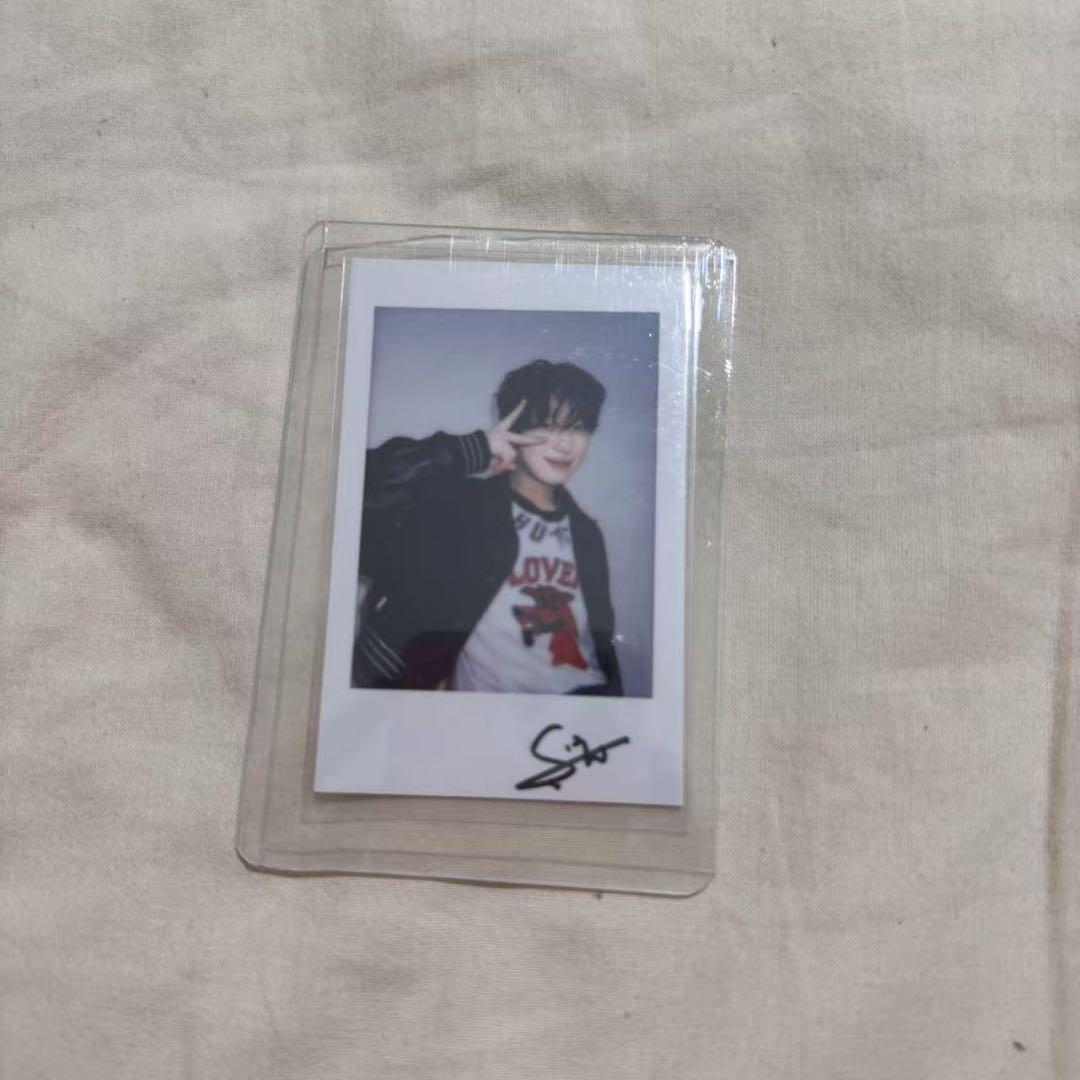 

[USED] ENHYPEN Sunwoo ORANGE BLOOD Macau autograph session cheki trading card