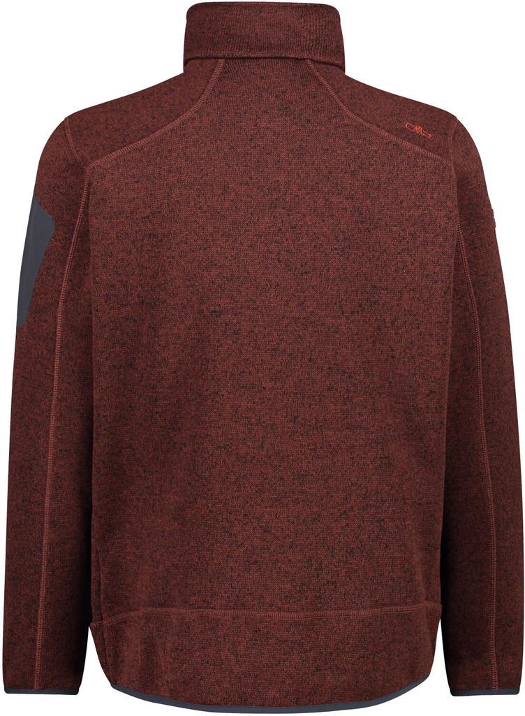 Куртка CMP Men Fleece Jacket (3H60747N) Knitted Jacket (3H60747N) rust/antracite