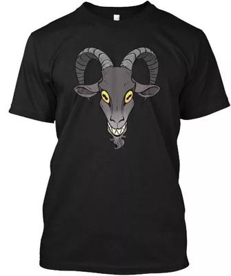 Black Goat T-Shirt Made In the USA Size S To 5XL