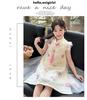 Girls' New Chinese Style Dress Summer Dress 2026 New Children's Chinese Style Cheongsam Dress Girls' Summer Princess Dress