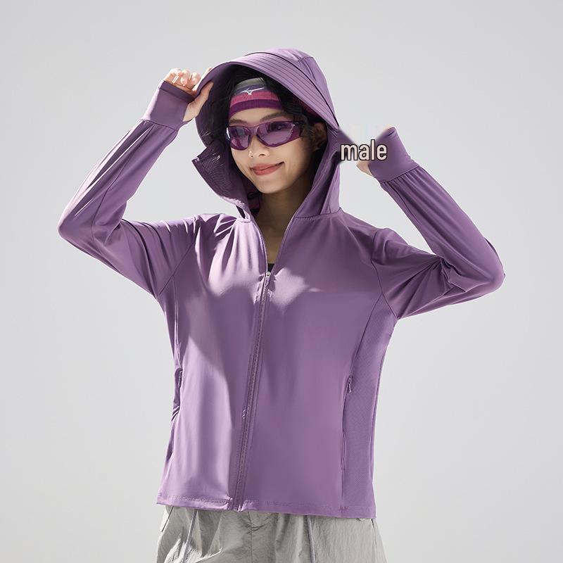Unisex UPF50+ Ice Silk Sun Protection Jacket - Lightweight, Breathable, Anti-UV Summer Outdoor Wear