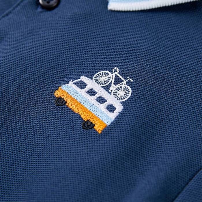 Polo pour enfants bleu foncé 92/104/116/128/140