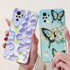 For Xiaomi Redmi Note 10 4G Case Note 10S Cute Cat Luxury Painted Cover Soft Silicone Phone Case For Redmi Note 10 Pro Max Shell