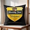 HHERTOG JANS Cushion Cover Natural Linen Organic Fabric DoubleSided Printing Couch Pillow Covers Home Decor