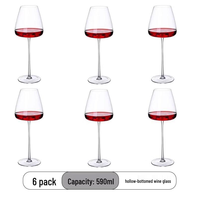 ZISIZ Handmade Red Wine Glass Set