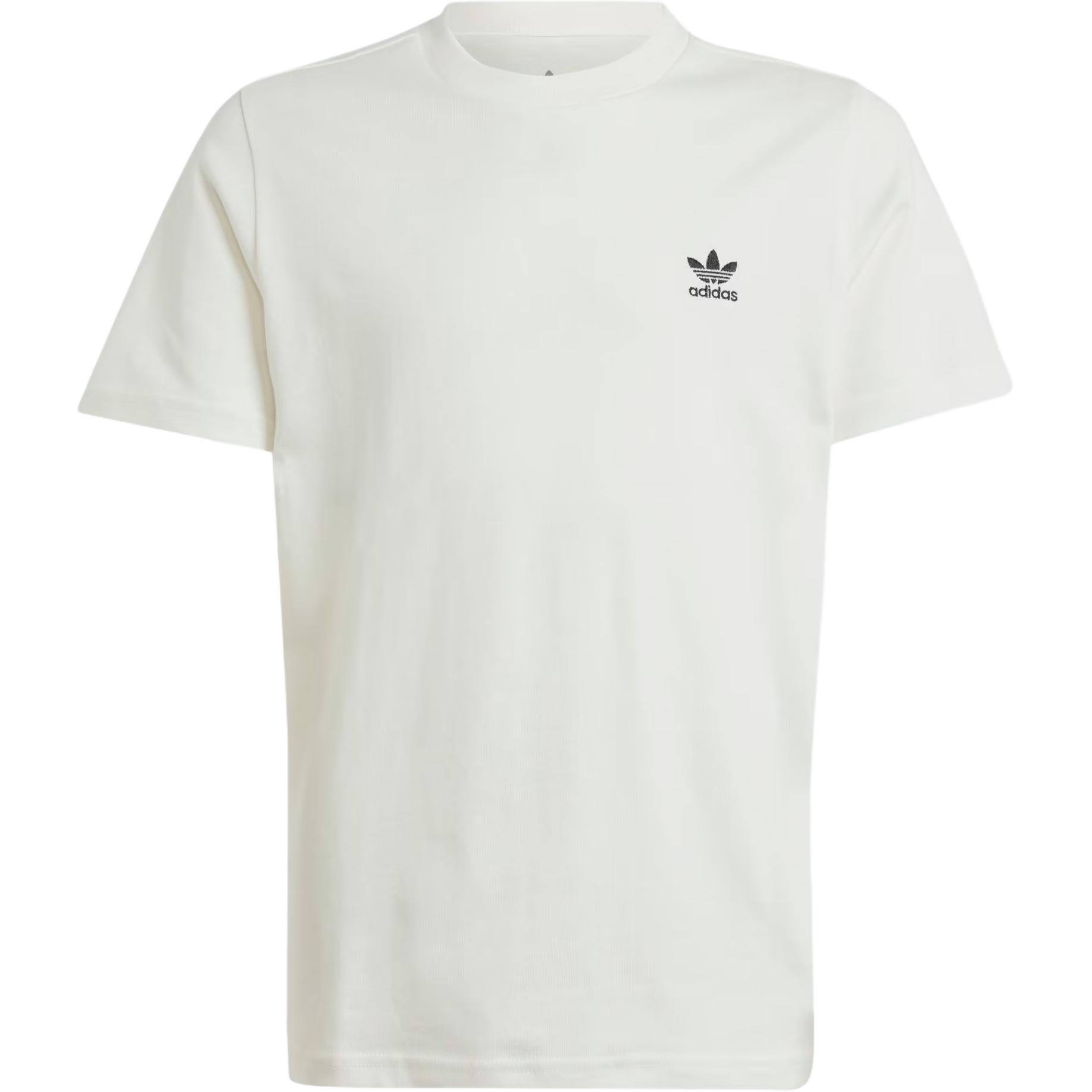 Adidas Оригинальная футболка с логотипом Детские топы Облачно-белый IX5266 128