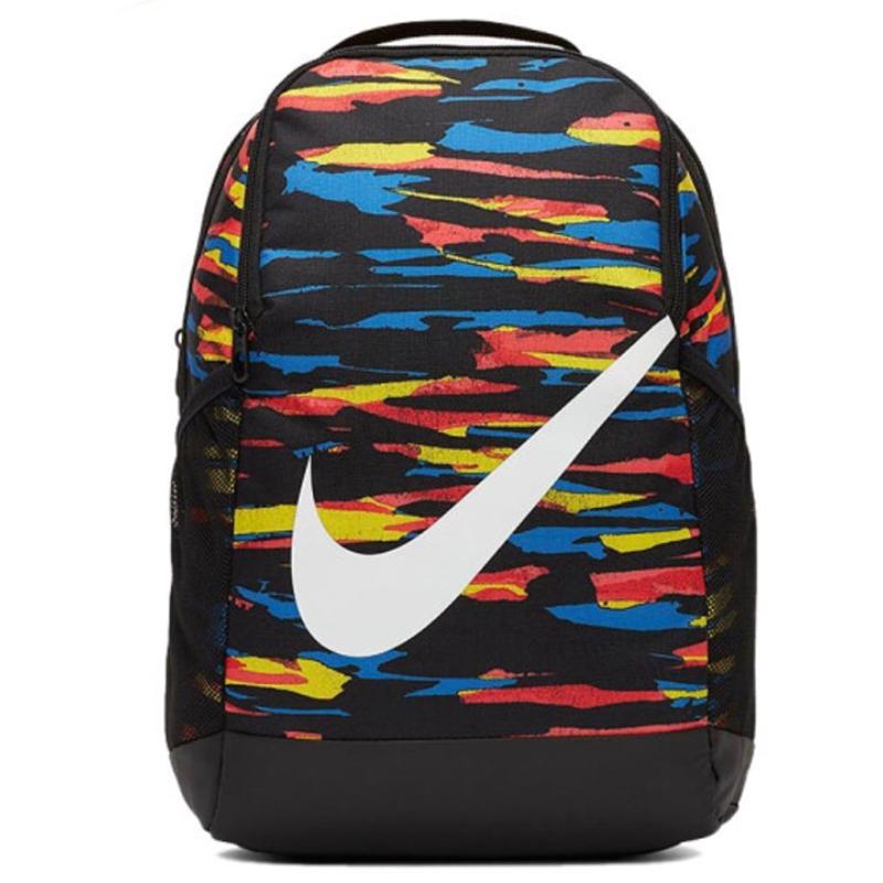 Nike Polyester Backpack Regular Unisex Blue Black Casual BA6192-011