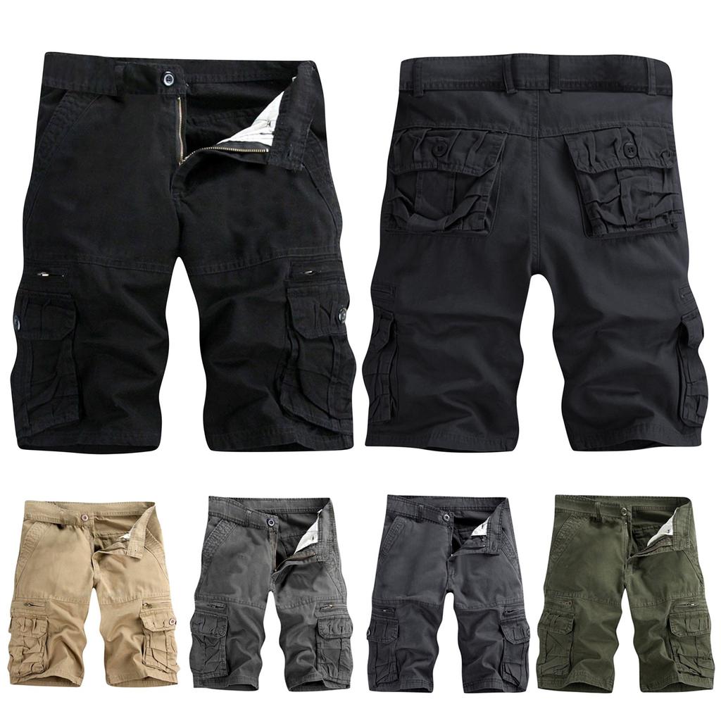 Men's Sports Pocket Workwear Casual Loose Shorts Casual Jogging Shorts