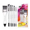 6 Pcs/Set Fine Tip Paint Brush Nylon Hair Painting Brush Artist Paint Brush Acrylic Paint Brush Drawing Supplies