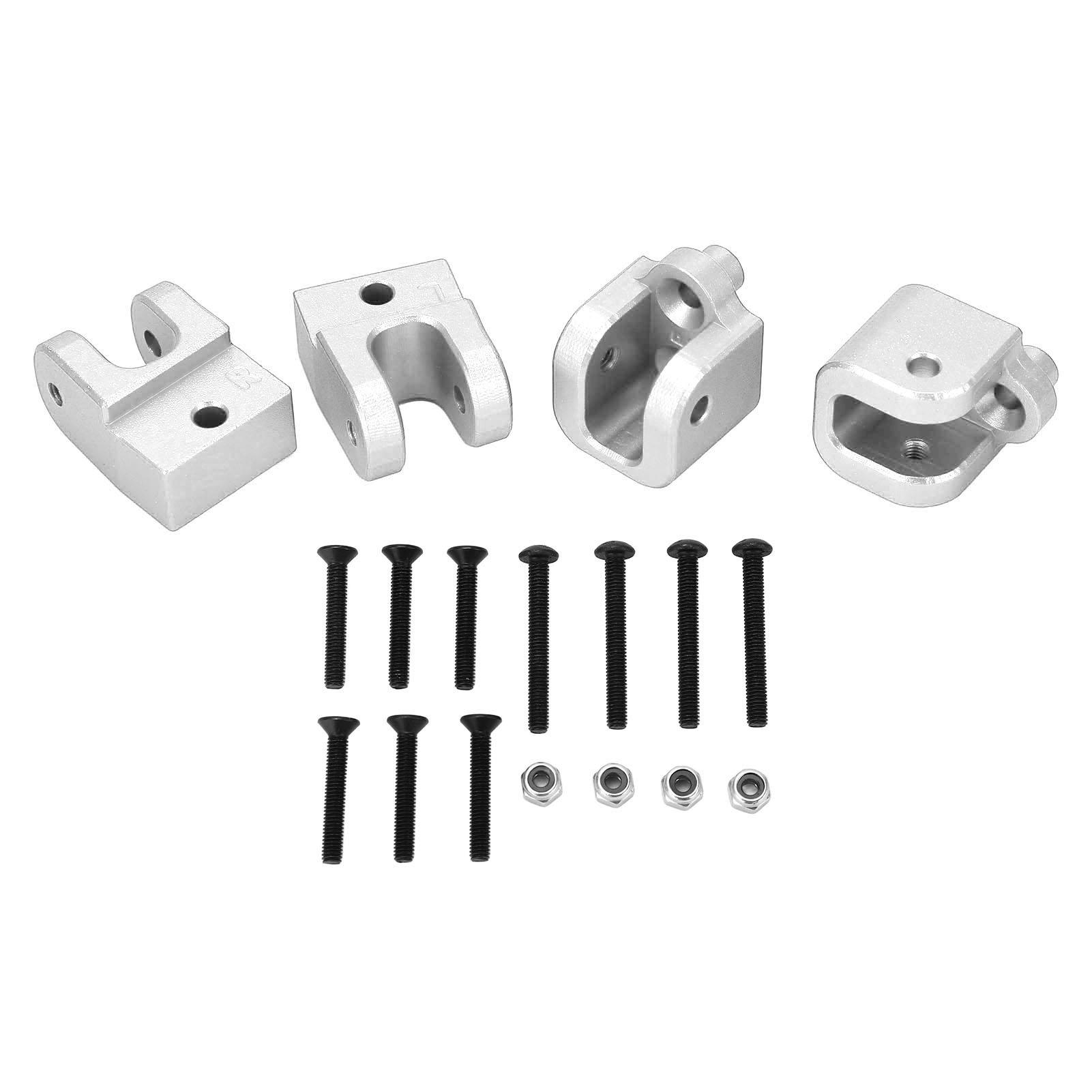 

4PCS RC Tie Rod Mount Rust Proof Strong Balance Compact Replacement for Losi Baja Rey 110 Remote