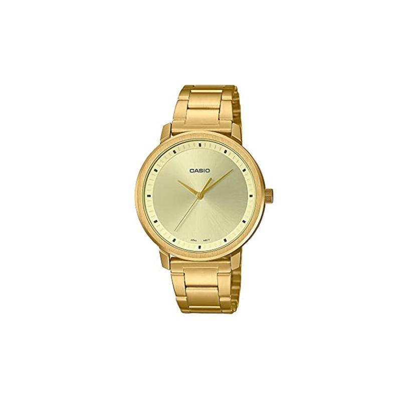 

Casio STANDARD series 50 meters waterproof quartz movement stainless steel strap Japanese and Korean watch men s watch gold LTP-B115G-9EV золотий