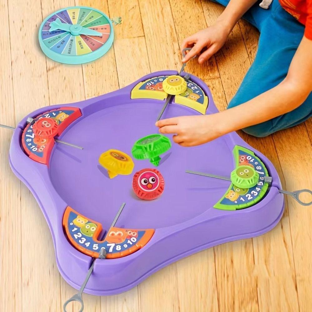 

Collision Gyro Set Duel Top Toy Spinning Top Gyro Battle Disk Desktop Game Boys Birthday Gift Style A