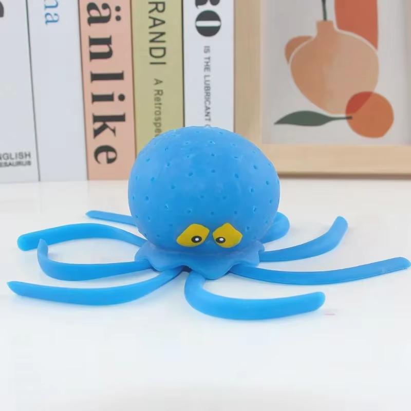 Water Play Octopus Bathing Toy For Kids Creative Absorbent Toy That Sprays Water Stress Relief Fun Children'S Bath Time