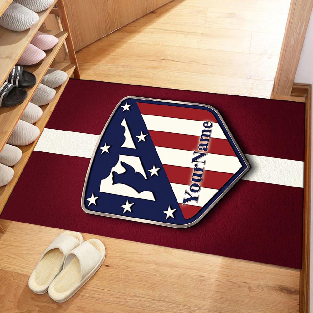 Atletico Madrid Customized Name Floor Rug Office Rug Design for Outdoor Decorate Room Playrooms Study Room Anti-slip Rug Decorate Offices