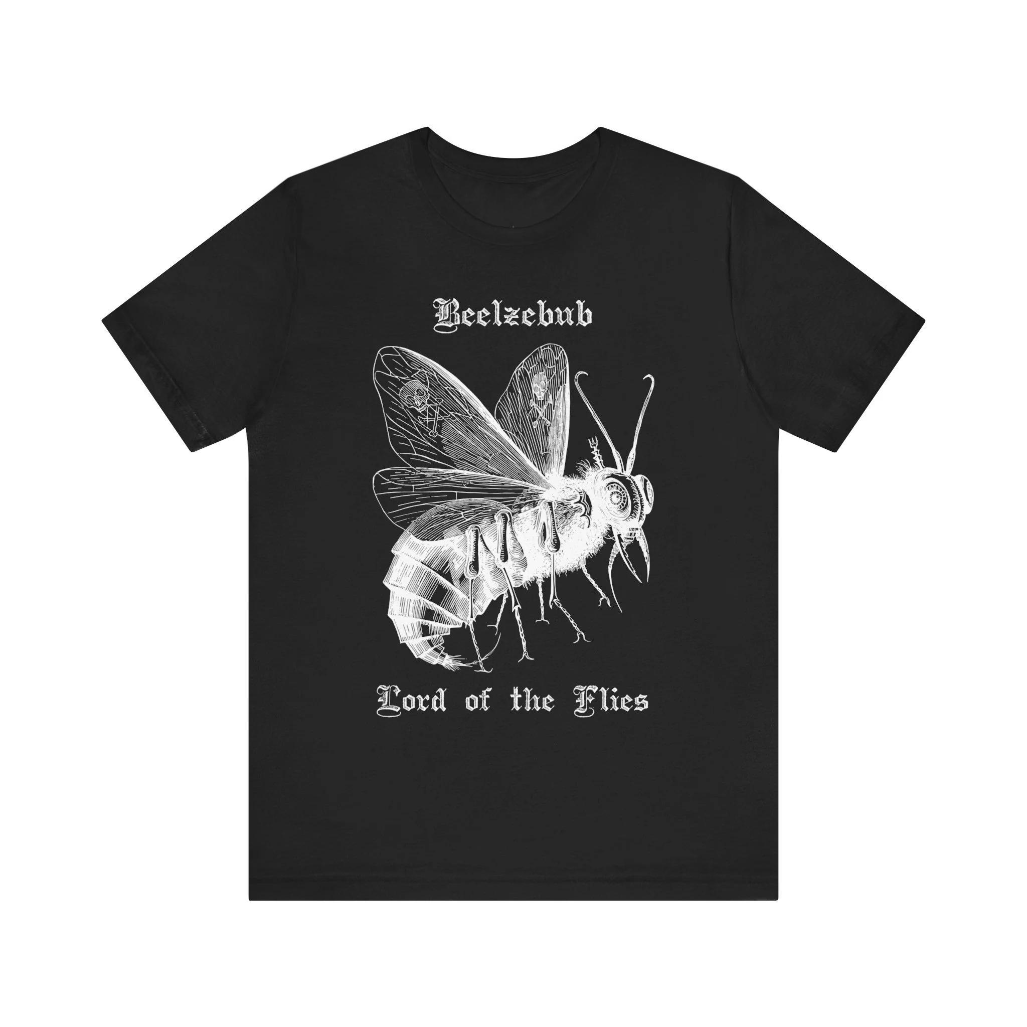 

HOT SALE Demon Shirt Lord of The Flies T-shirt Demonology T-shirt Occultism, Grimography Minor Key Unisex Short Sleeve T-shirt 4XL