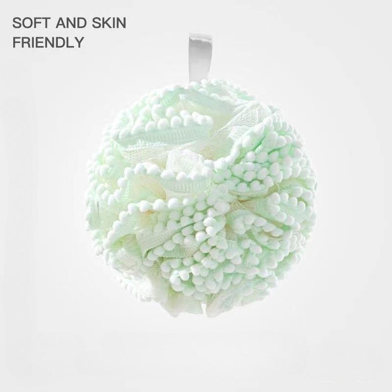 Bath Sponge Scrubber For Adults And Kids - Extra Soft Exfoliating Loofah Pouf For Shower Gel And Soap, Bath Gift Set Accessory