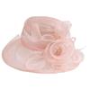 New organza flower European and American celebrity style mesh yarn hat shows face small spring and summer travel shading breathable sun hat