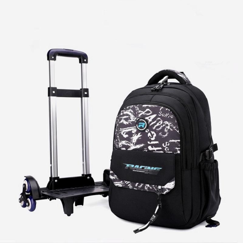 School Bag Roller Student Backpack 6 Wheels(33*22*48CM) ZRY5186