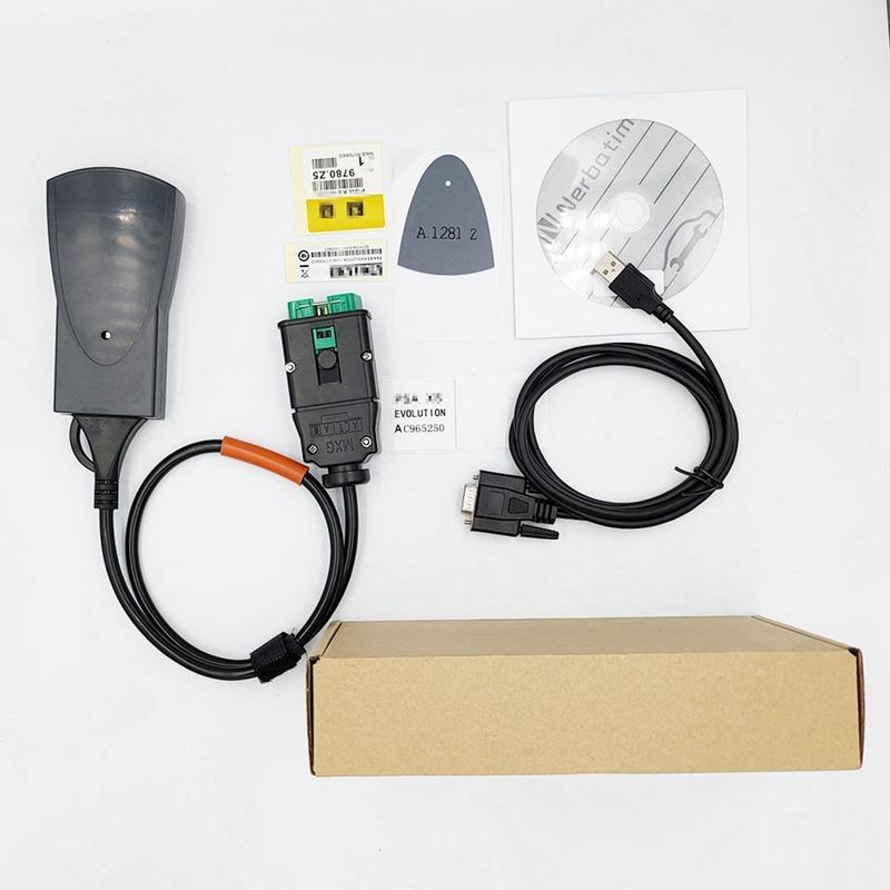 For Citroen And Diagnostic Trument PP2000/LEXIA-3 Interface DIAGBOX Software V7.83 Diagnosis Device-A87Q