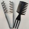 Pettine Volumizzante a Denti Lari Strumenti per Arricciare Capelli con Texture Soffice per Uomini Ideale per Tutti i Tipi di Capelli Strumenti per Acconciature