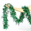 2 Meters Sports Football Theme Soccer Wreath Sequin Tinsel Garland Banner Home Wall Hanging for Kids Birthday Party Decoration