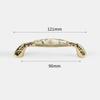 Zinc Zinc Zinc Alloy Gold Kitchen Cabinet Handle Light Luxury Ceramic Drawer Pulls  Wardrobe