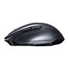 Sanwa Supply Silent Wireless Blue LED Mouse Type-C/A Connector Included Large 5 Button MA-WBLC169BK