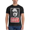 Supernatural Bobby Singer IDJIT Classic TShirt Unisexs Plain T Shirts Plain White T Shirts Unisex Oneck Tshirt