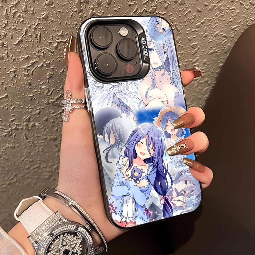 

Date a Live Mio Takamiya Translucent Mobile Phone Case for iPhone 17 16 15 14 13 12 11 X XR XS Air Pro Max Plus Colorful Cover iPhone X