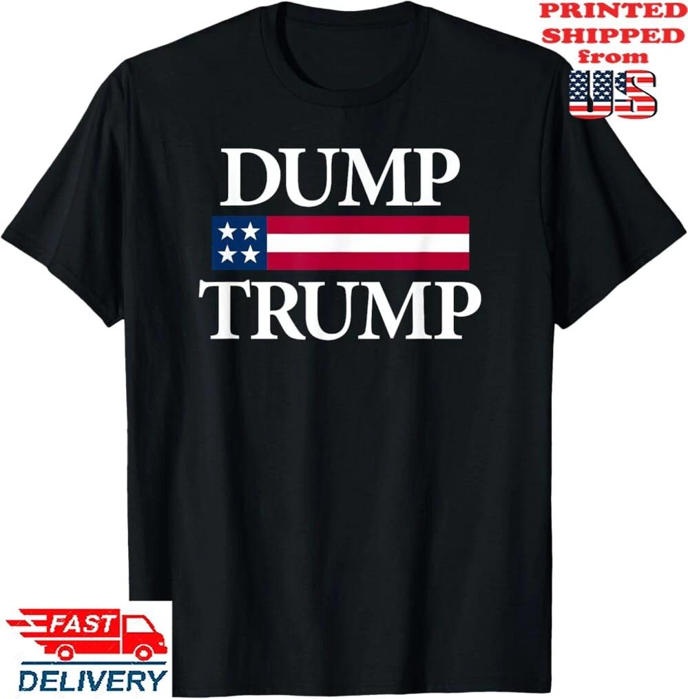 Dump Trump Political T-Shirt , Anti Trump Tshirt, US Unisex Tee XL
