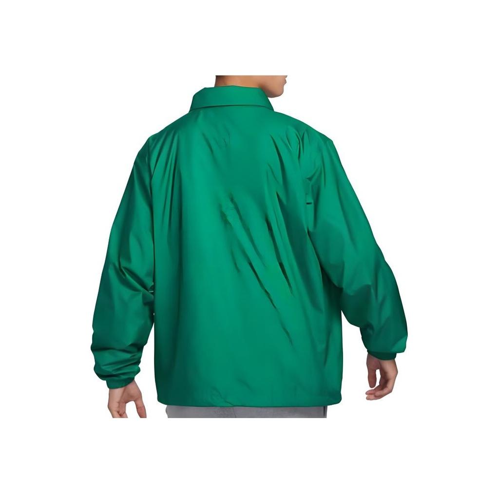 Nike Club Solid Color Casual Long Sleeve Jacket Men Jacket Peacock-Green FN3317-365