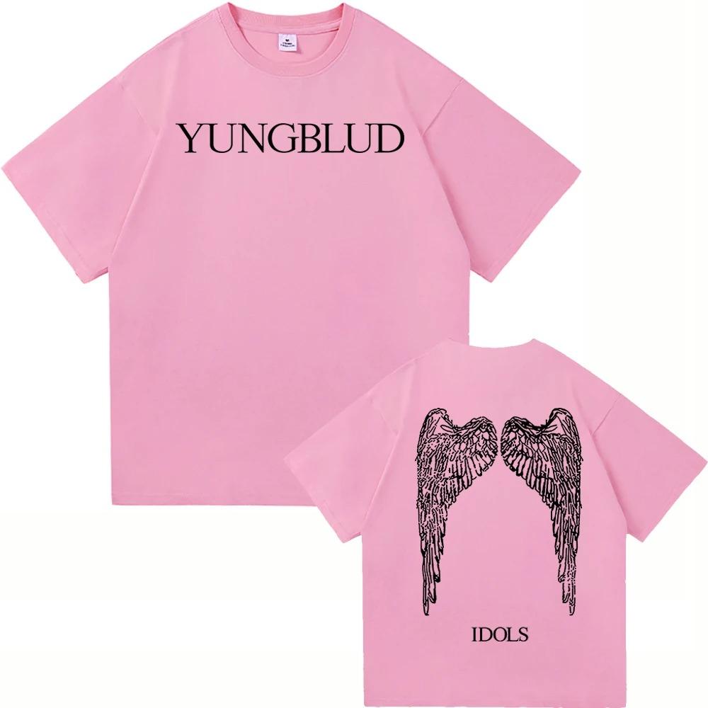 Yungblud Idols World Tour 2026 T Shirt New Fashion MenWomen Hip Hop Aesthetic Wings Tshirt High Quality Cool Cotton Tees Shirts