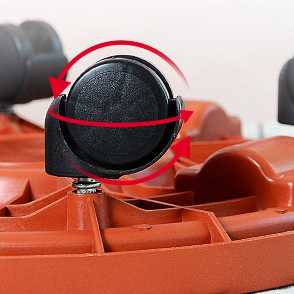 New Movable Rolling Flower Pot Rack with Universal Wheel Potted Plant Plant Stand Gardening Wide Application Flower Pot Tray
