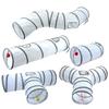 Pet Cat Tunnel Toys Foldable White Pet Cat Kitty Training Interactive Fun Toy For Cats Rabbit Animal Play Tunnel Tube