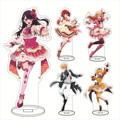 Anime Oshi No Ko Acrylic Stand Gorou Akuamarin Hoshino Ai Rubii Sarina Standing Model Plate Desk Display Ornament Props
