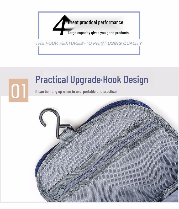 Waterproof Large Capacity Travel Toiletry Bag for Men & Women