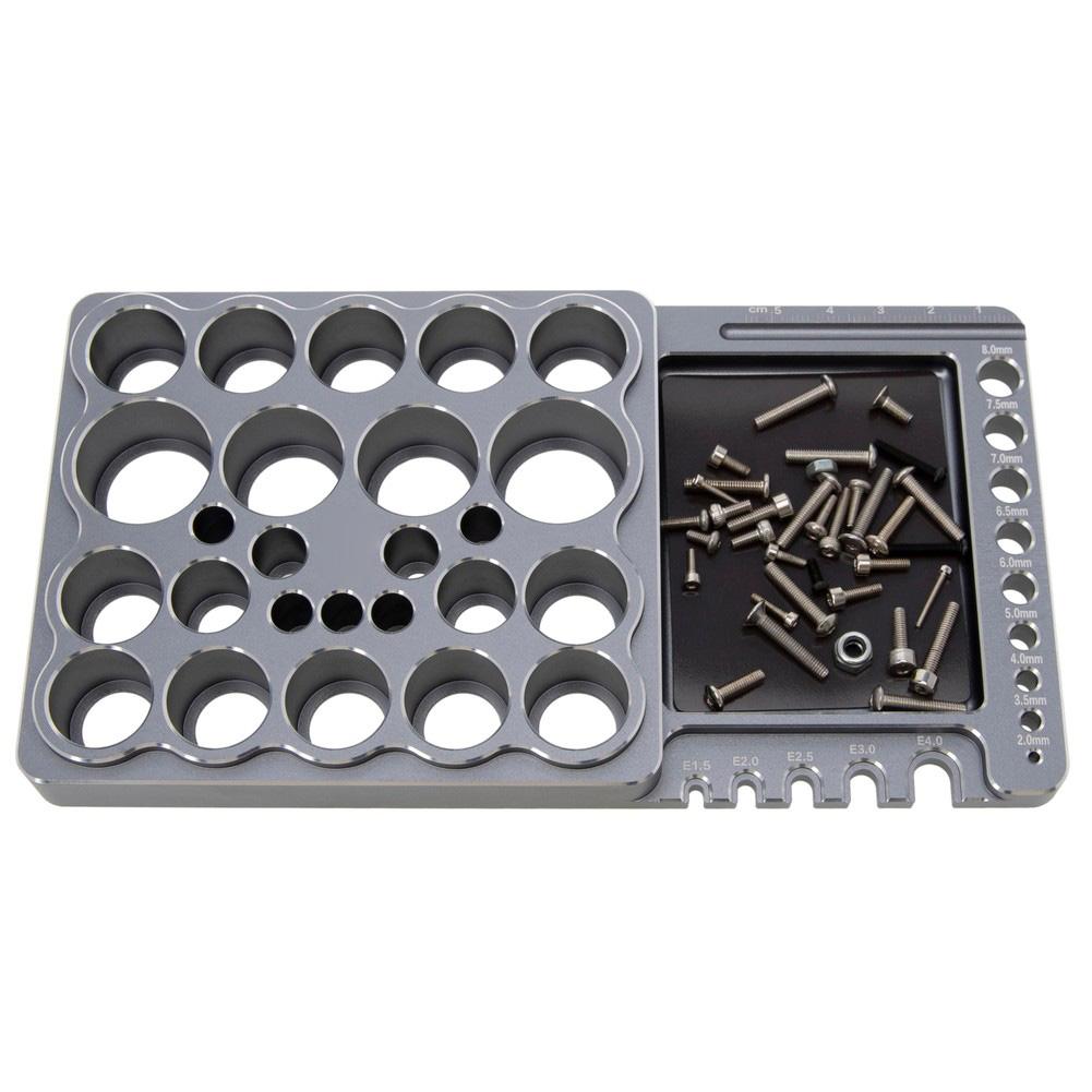 For RC Cars RC Tool Rack RC Workshop As Shown In The Figure Measuring Instruments Included Screw Storage Slots