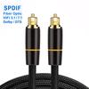 Gold Plated Toslink SPDIF Fiber Optic Audio Cable Support Dolby DTS 7.1 Surround Sound Compatible TV Sound Bar Amplifier PS4 PS5 Xbox Game Console