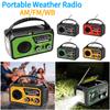 16000mAh AM/FM/WB NOAA Emergency Weather Radio LED Flashlight Reading Lamp Multifunctional Radio SOS Alarm for Emergency Camping