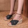 Fashion Summer New Women Fashion Sandals Comfortable Sport Sandals Open Toe Non-Slip Cut Out Soft Female Wedges Slippers Plus Size 42