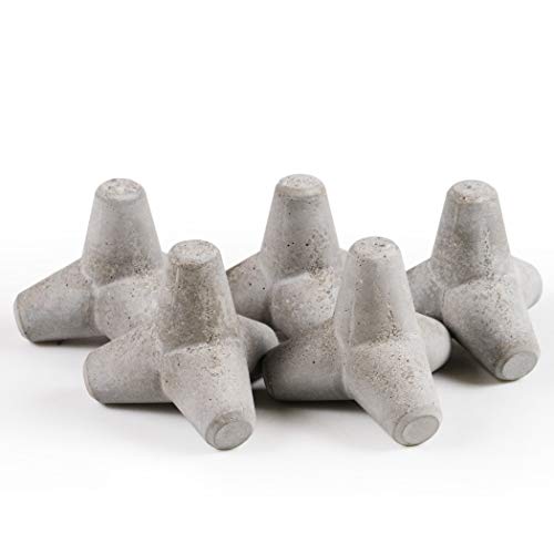 Tetra Kobo [Tenori Tetra M Size 5-Piece Set] Made of Concrete
