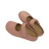 Scarpe Boken con plateau borsa da donna testa di pelle mezze pantofole abbigliamento esterno da donna 2025 nuova primavera Mary Jane a un pedale scarpe singole