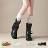 The Grey Calf Socks for Women's Autumn and Winter Are Slimming, Warm and Won't Fall Off. The Thigh-high Boot Covers