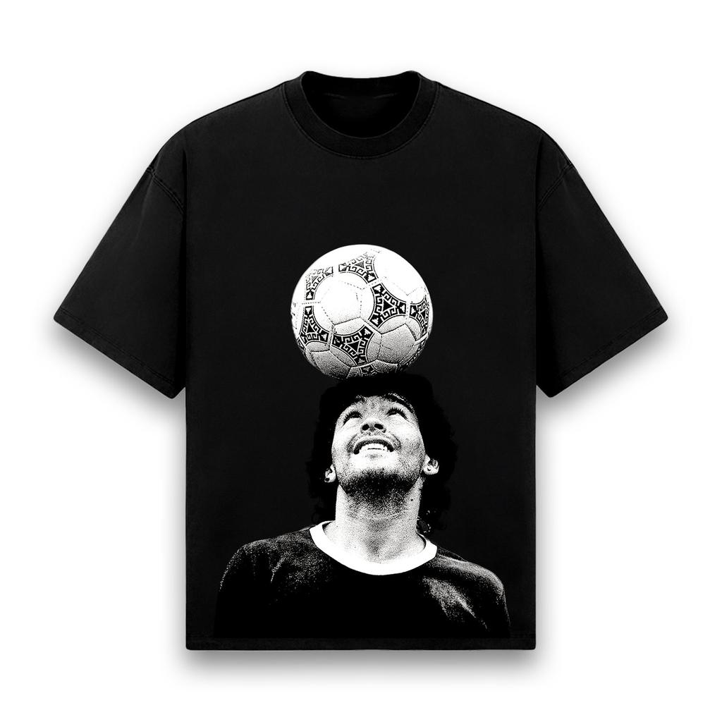 Klasické pánske tričká Letné športové Bavlnený dres DIEGO MARADONA (1986) Potlač TRIČKA Ležérne Nadrozmerné Krátky rukáv Pánske oblečenie