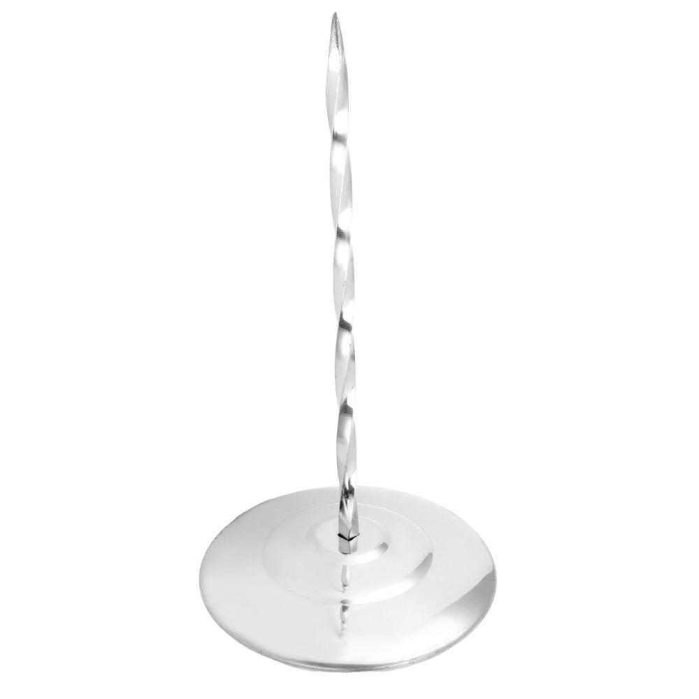 Round Bottom Bill Holder Spike Golden Silver Check Spindle Restaurant Bar Kitchen Office Hotel