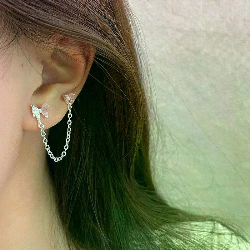 6Pcs Fashion Sweet Heart Stud Earrings For Women Girls Personality Fashion Temperament Earrings Jewelry Accessories Gifts