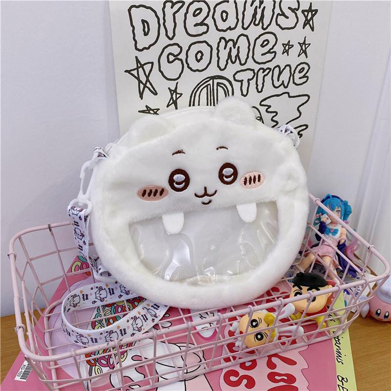 

Chiikawa Usagi Itabag Plush Cartoon Kids Shoulder Bag With Soft Filling For Children White