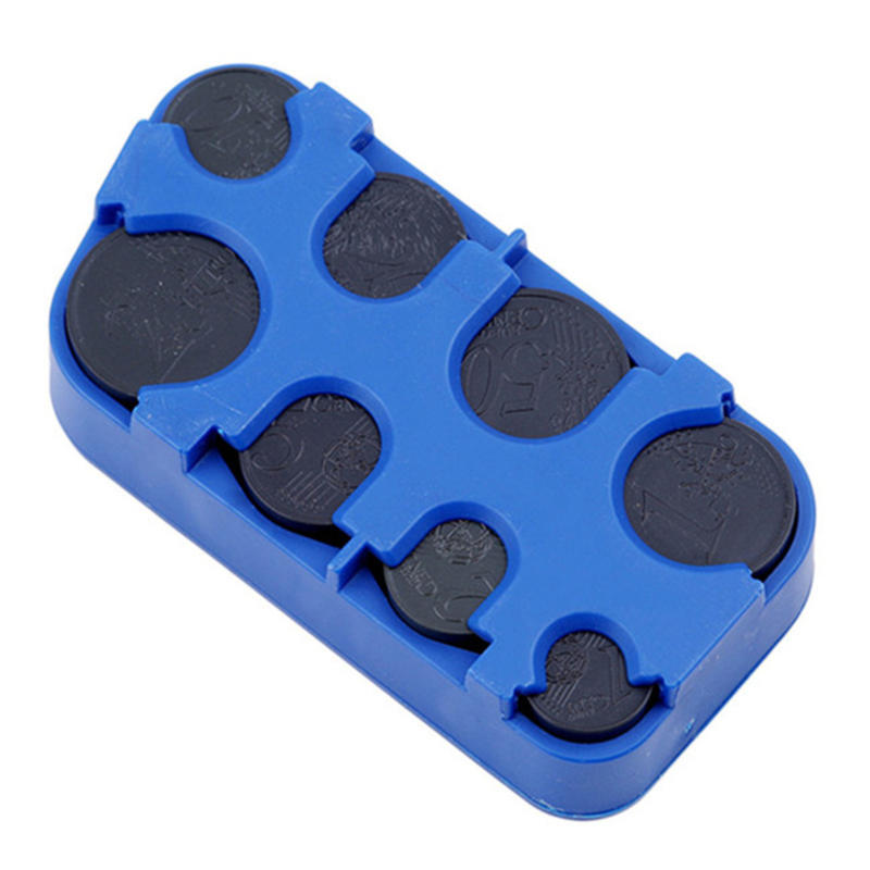 Euro Coin Dispenser Storage Coins Purse Wallet Holders Storage Box Plastic Dispenser Car Decoration Supplies Easy Accessibility