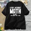 Vtipné tričko pro učitele matematiky Vtipné Jen žertuji Nemám tušení Tričko pro matematika Ležérní bavlněné s krátkým rukávem Dámské oblečení