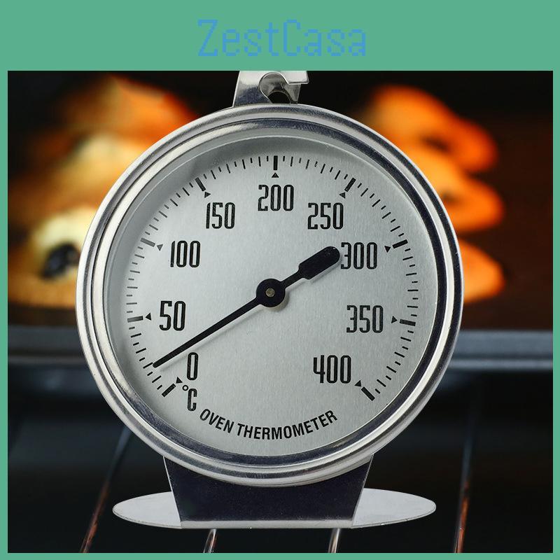 Stainless Steel Hang Thermometer Oven Or Stand Large Dial Baking Bbq Cooking Meat Food Temperature Measurement